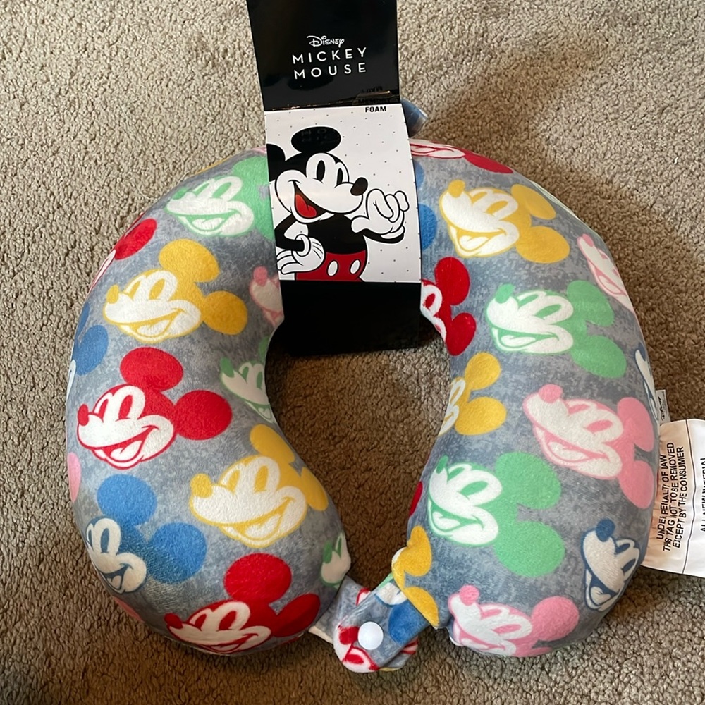 Disney Mickey Mouse travel pillow
